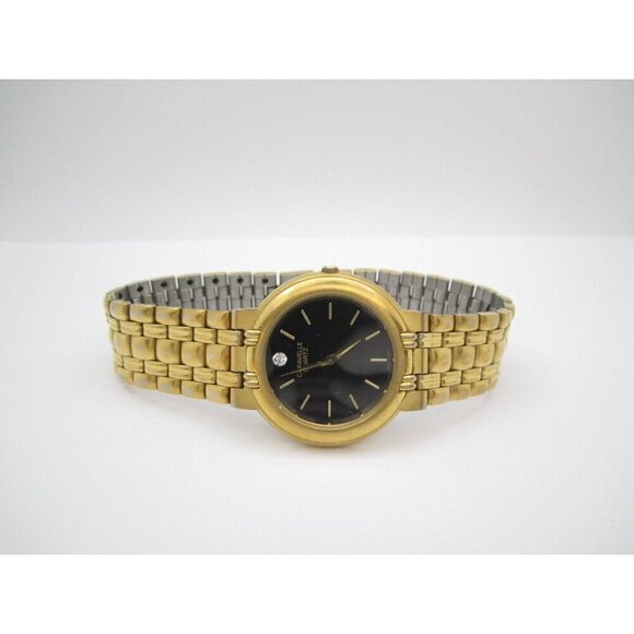 Women Caravelle by Bulova Quartz WR Analog 32mm Round Watch (H134) "New Battery" - Picture 8 of 11